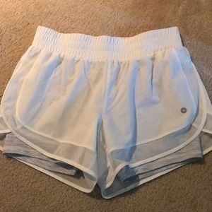 White athletic shorts